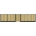 Hout-betonschutting grijs i.c.m. tuinscherm grenen 21-planks
